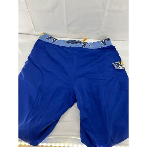Patagonia Men's Stretch Wavefarer Boardshorts Blue/Yellow Size 34 Surfing - Picture 6 of 6